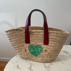 Handmade Woven Straw Bag from Italy